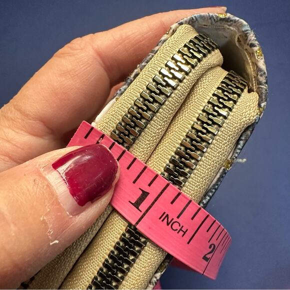 Paris Vegan Leather Wallet Eiffel Tower Butterfly Wrist Strap Wristlet Bling - Picture 7 of 10